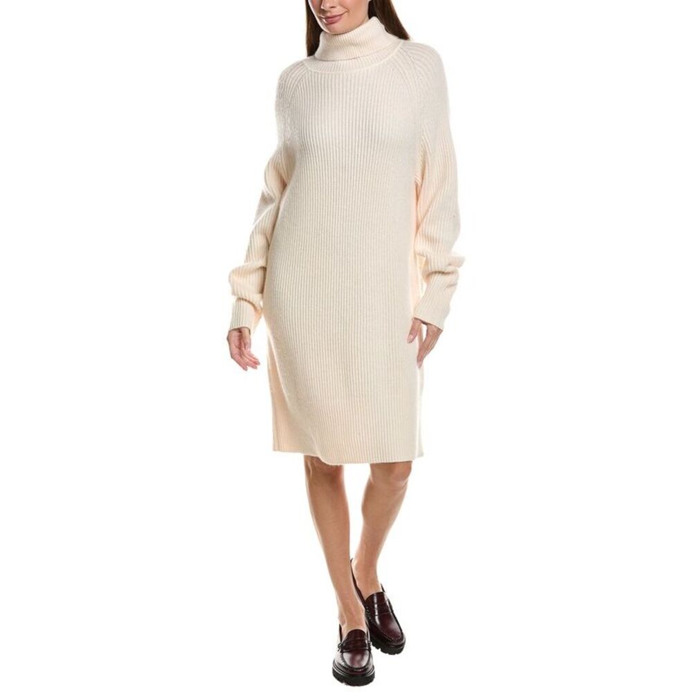 Boss Hugo Boss Womens  Foclore Wool & Cashmere-Blend Sweaterdress, White